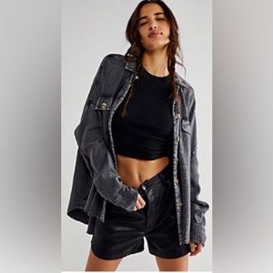 Free People Scout Jacket in Light Charcoal. Worn less than 5x. Like new.